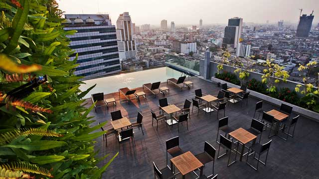 曼谷阿玛拉酒店屋顶酒吧
