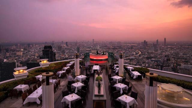 曼谷屋顶酒吧Sirocco
