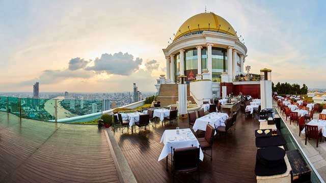 曼谷屋顶酒吧Sirocco
