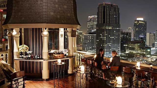 屋顶酒吧HThe Speakeasy Rooftop bar, Hotel Muse在曼谷