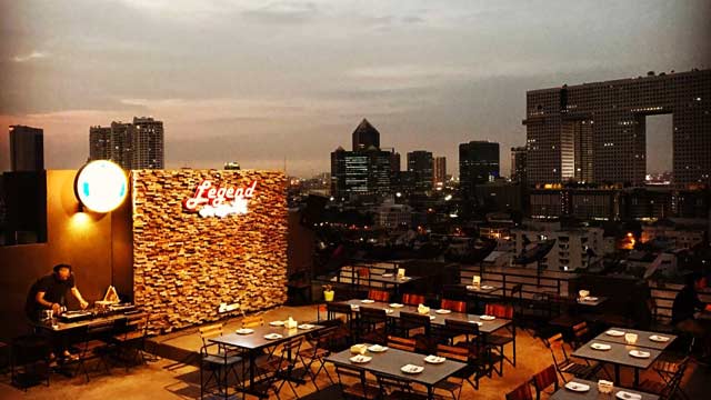 屋顶酒吧传奇屋顶酒吧在曼谷