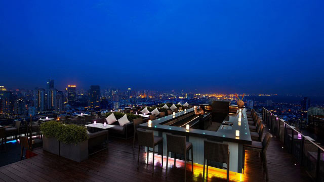 屋顶酒吧zoom天空酒吧在曼谷