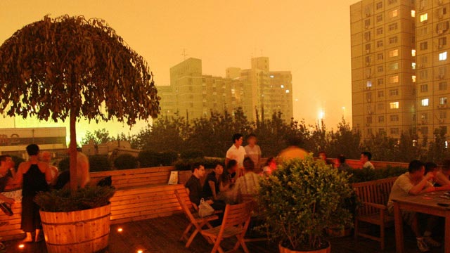 北京的屋顶酒吧Q吧