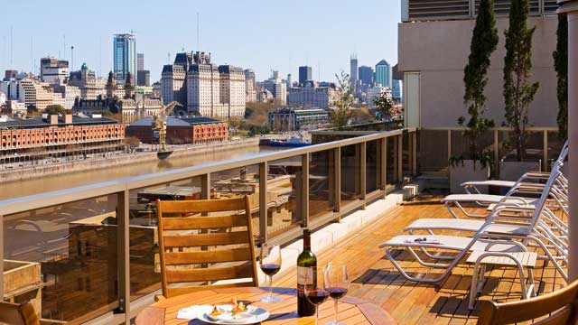 屋顶酒吧酒店Madero在布宜诺斯艾利斯