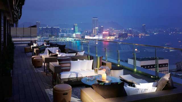 香港屋顶酒吧Sevva