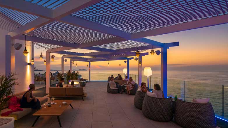屋顶酒吧Belvue屋顶酒吧伊维萨岛Ibiza