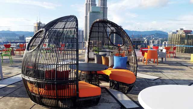 吉隆坡屋顶酒吧直升机休息室酒吧