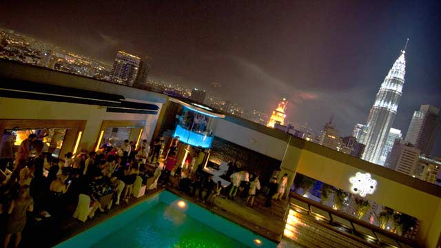 吉隆坡的屋顶酒吧Luna bar