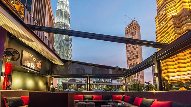 吉隆坡天台酒吧天台酒吧和休息室