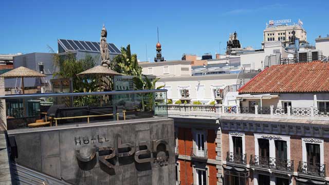 屋顶Bar La Terraza del Urban在马德里