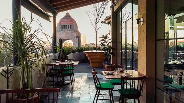在墨西哥城的屋顶酒吧Teraza Cha ChaChá
