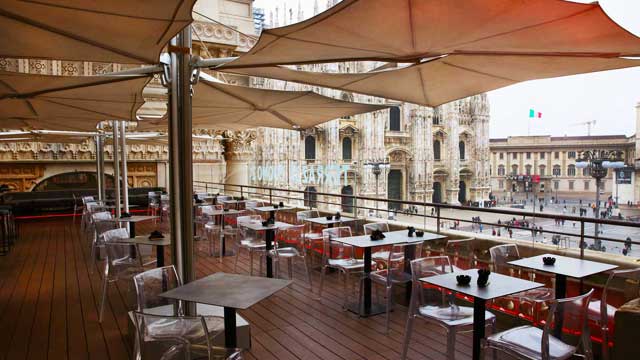 米兰的屋顶酒吧Duomo 21 Terrace