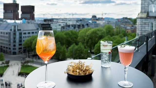 屋顶酒吧八屋顶酒吧在奥斯陆
