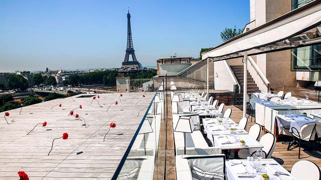 巴黎屋顶酒吧Maison Blanche