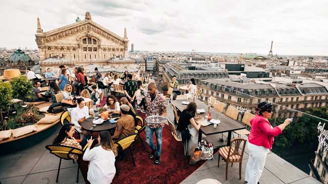 屋顶酒吧Créatures巴黎