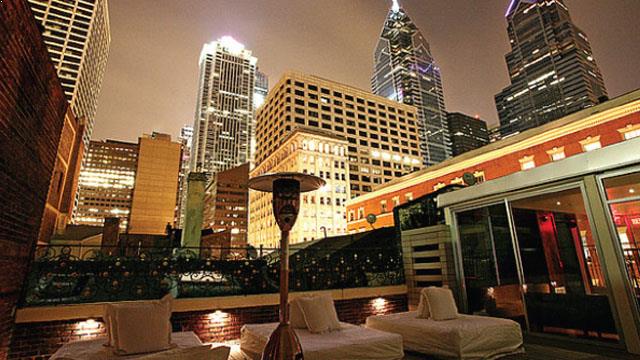 费城的屋顶酒吧Vango Lounge & Sky bar