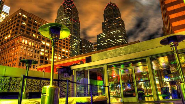 费城的屋顶酒吧Vango Lounge & Sky bar