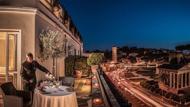 罗马的屋顶酒吧Barttysven酒店