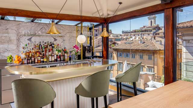 罗马的屋顶酒吧La Terrazza del Cesari