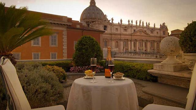 屋顶酒吧Residenza Paolo VI酒店在罗马