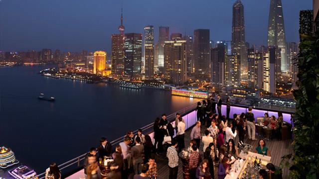 上海的屋顶酒吧Char bar