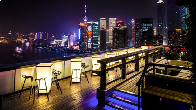 上海的屋顶酒吧Char bar