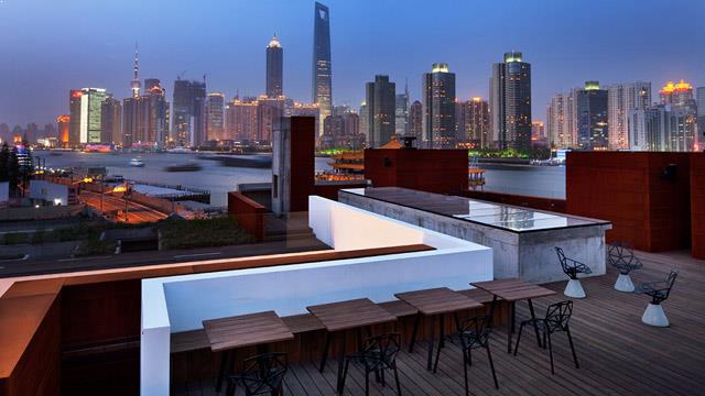 上海沃特豪斯酒店的屋顶酒吧