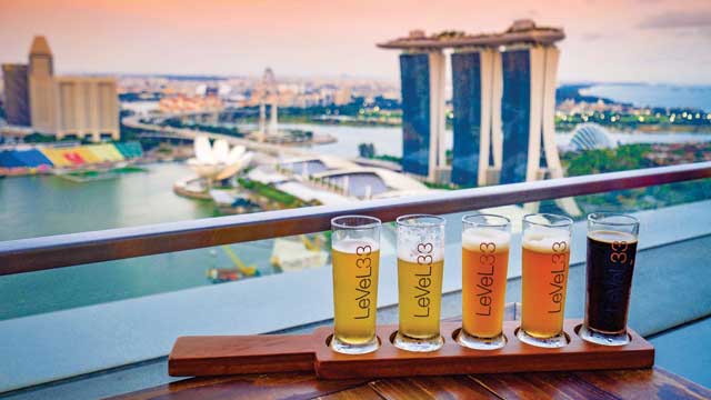 新加坡33层屋顶酒吧