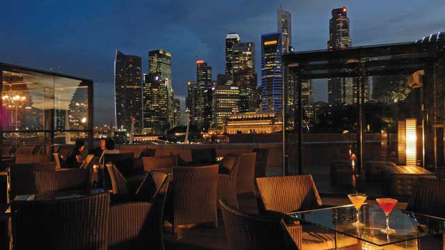 屋顶酒吧奥尔戈酒吧和餐厅在新加坡