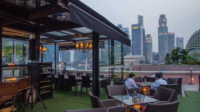 屋顶酒吧奥尔戈酒吧和餐厅在新加坡