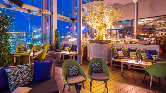 新加坡的屋顶酒吧Artemis Grill & Sky bar
