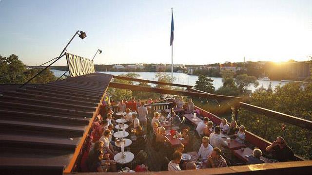 斯德哥尔摩的屋顶酒吧Solstugan
