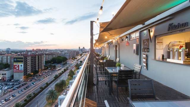 屋顶酒吧La Terraza VLC城市俱乐部在巴伦西亚
