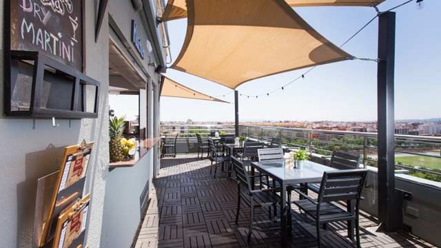 屋顶酒吧La Terraza VLC城市俱乐部在巴伦西亚