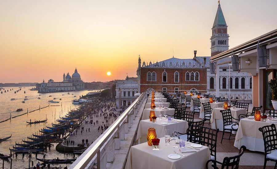 浪漫屋顶餐厅 - 餐厅Terrazza Danieli