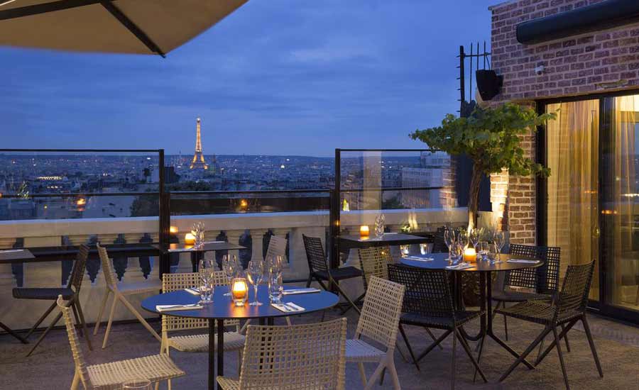 Romantic rooftop restaurant - Terrass'' Restaurant & Bar