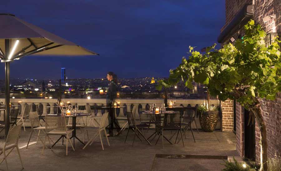 Romantic rooftop restaurant - Terrass'' Restaurant & Bar