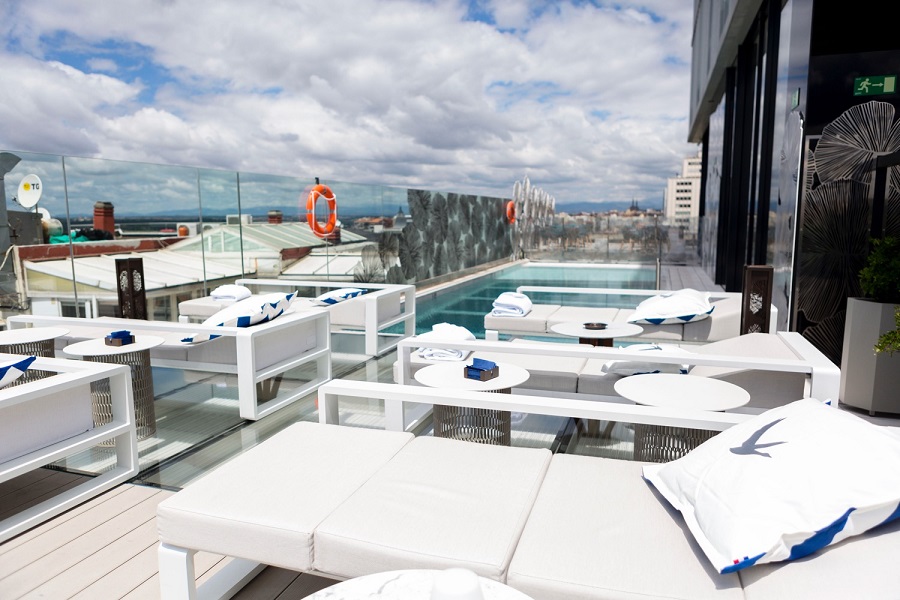 马德里的银杏餐厅和空中酒吧